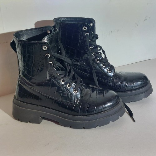 Topshop schwarze kunstleder - schwarze,