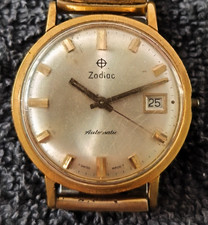 Zodiac Herren Armbanduhr Armband Uhr Automatic mit Gummizug Defekt?