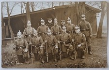 AK - Foto - Soldaten mit Preußischen Pickelhauben & Gewehren - 1.WK - 1914/18