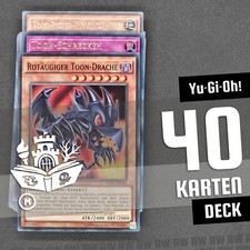 Yugioh! - Toon Deck - Spielbereit - Rotäugiger Toon-Drache - Deutsch! ??