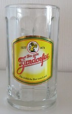 älterer Bierkrug Glas 0,4L