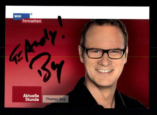 Thomas bug autogrammkarte - thomas,