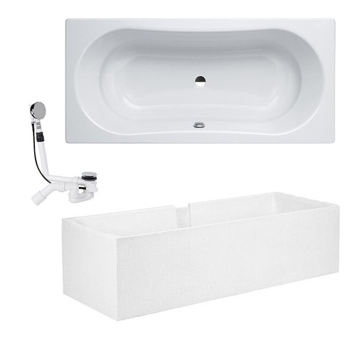 Stahl badewanne elfrun - stahl,
