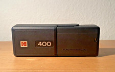 Vintage Vtg Kodak Extralite 400 Flashcamera Schwarz Sammlerstück mit Anleitung