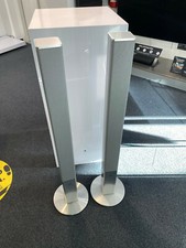 Loewe Standlautsprecher L1 Paar in alu silber 