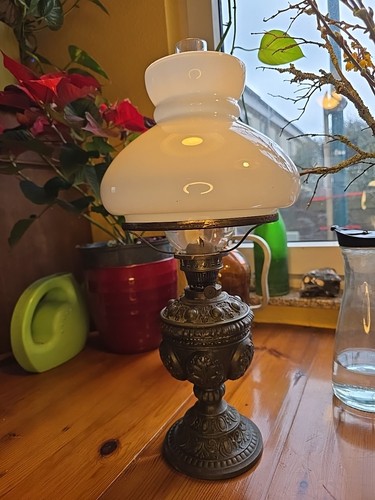 Antike dietmar petroleumlampe - antike,