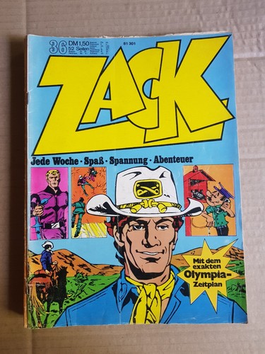 Zack 1972 ohne mittelseiten - zack,