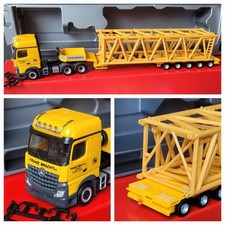 Arocs 6x4 Franz Bracht KG 59597 Erwitte Semitieflader + Gittermast Ladung 311076