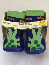 Playshoes Aquasocke Badesocke Badeschuhe Hausschuhe Beach Strand Socken Krokodil