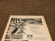 AC70 ADVERT 5X8 R.F.D CO LTD - AIR SEA RESCUE EQUIPMENT