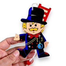 Vintage Schornsteinfeger Figur Mini Hampelmann Mertens-Kunst Kaminkehrer RAR