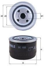 KNECHT Ölfilter OC 102