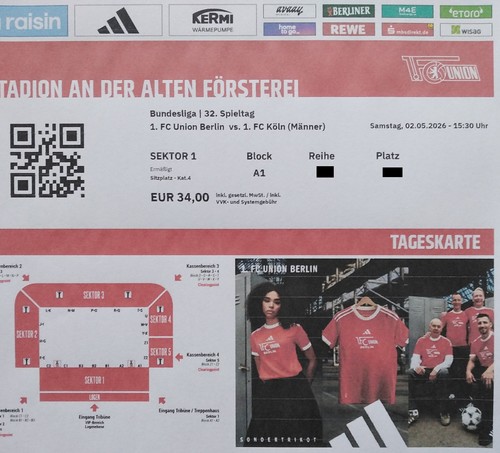 Ticket bundesliga 5 - bundesliga, 2.5.2026