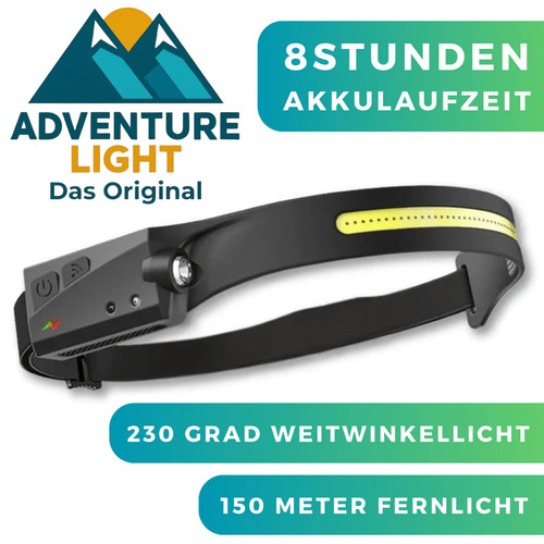 Adventure light stirnlampe - light,