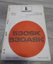 Eicher Schlepper 530SK + 530ASK Ersatzteilkatalog