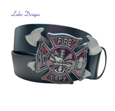 Schwarzer Ledergürtel +