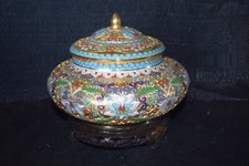 Cloisonné deckelvase china - cloisonné, deckelvase,