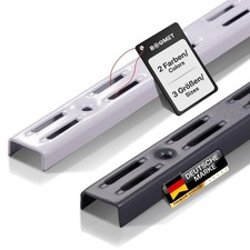 Wandschienen Regalsystem 2-reihig Regalschienen Regalträger Regal Halter Boden