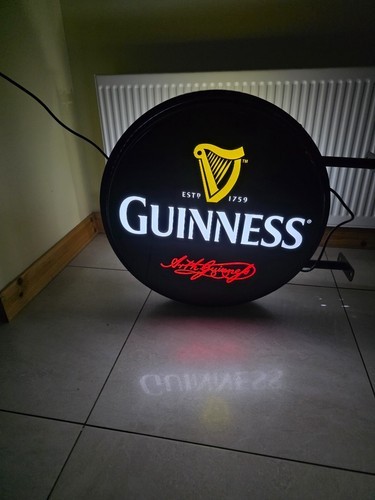Guinness leuchtschild - guinness,