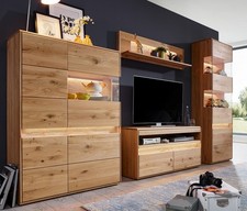 Wohnwand I Anbauwand Eiche