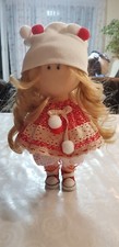 Textile puppe handgefertigten - textile,