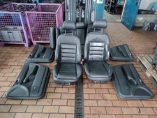 Audi A6 4B Avant Sport Sitze Vollleder Sitzausstattung komplett Schwarz