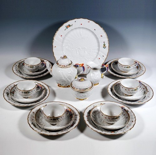 Meissen tee kaffee set - kaffee, 6