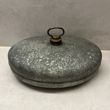 alte DDR Wärmflasche Metall