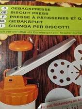 Gebäckpresse Garnierspritze