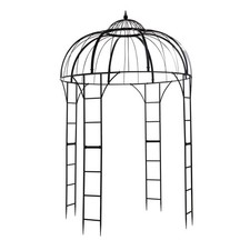 Metall Pavillon Gartenpavillon Rankgitter Rosenbogen Malcesine Ø 2 Meter