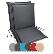 Niedriglehner Gartenstuhlauflage 100x50x9cm Stuhlkissen wasserdicht Outdoor