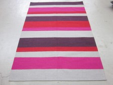 Handweb Teppich aus Schurwolle