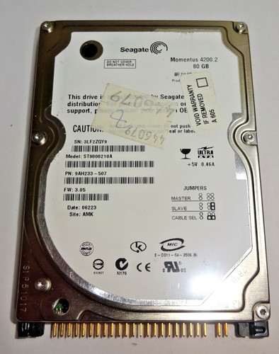 Seagate st9808210 80 gb - seagate, ***st9808210***