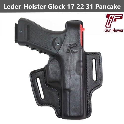 Owb leder pistolenholster - g&f, leder-pistolenholster