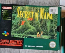 Nintendo Super SNES Spiel - Secret of Mana PAL Super Nintendo mit Karte with Map