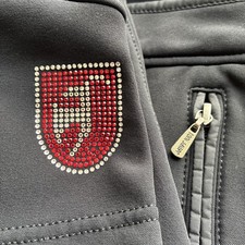 TONI SAILER SKIHOSE | Gr. 38 | Schwarz | Logo in Strass