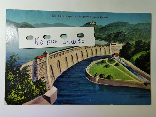 Edertalsperre die größte - ak,