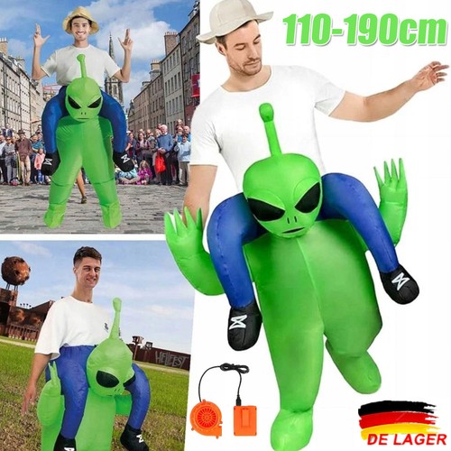 Aufblasbares alien kostüm - aufblasbares,