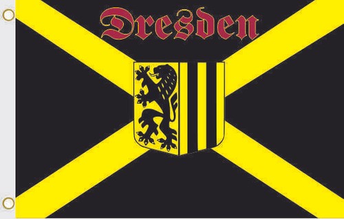 Fahne flagge dresden kreuz - flagge,