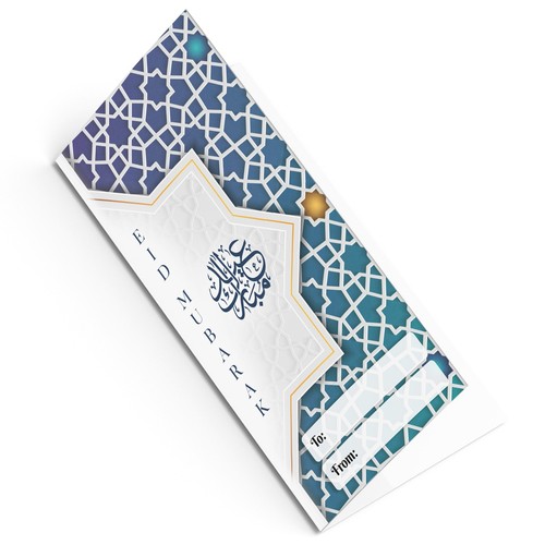 Eid mubarak geldbörse scheck - mubarak,