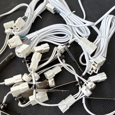 12x Paulmann GU5,3 Sockel Fassung Keramik mit Halterung Kabel GY6,35 MR16/Gu4/G4