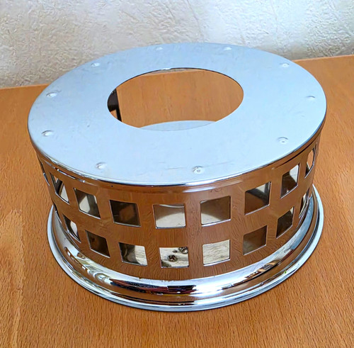 Rundes stövchen aus metall - stövchen,