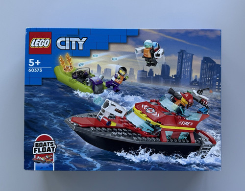 Lego city feuerwehrboot 60373 - feuerwehrboot,