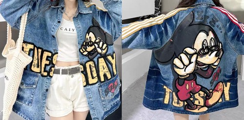 Mickey mouse jeansjacke - mickey,