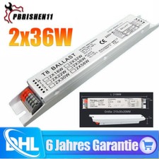 EVG Elektronisches Leuchtstofflampe Vorschaltgerät T8 Röhre Neonlampe 2x36W NEU.