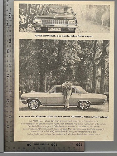 Opel admiral reisewagen - v8,