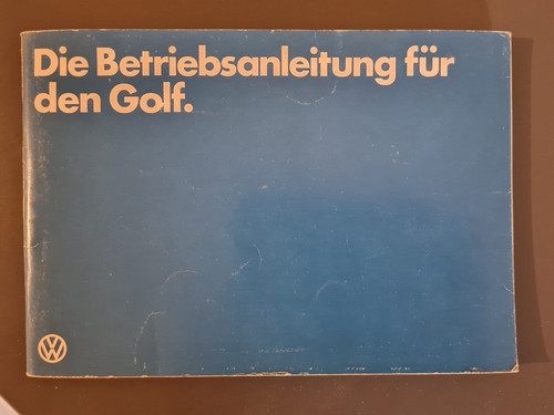 Golf betriebsanleitung - vw,