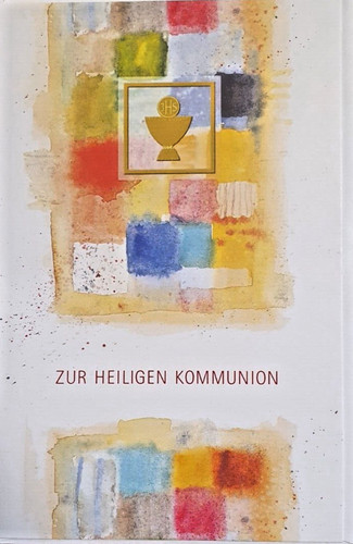 Karte zur heiligen - heiligen, kommunion