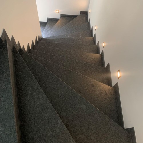 Treppe steel grey poliert - steel,