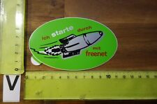 Alter Aufkleber Post Telefon Handy Mobilfunk Telefongesellschaft FREENET